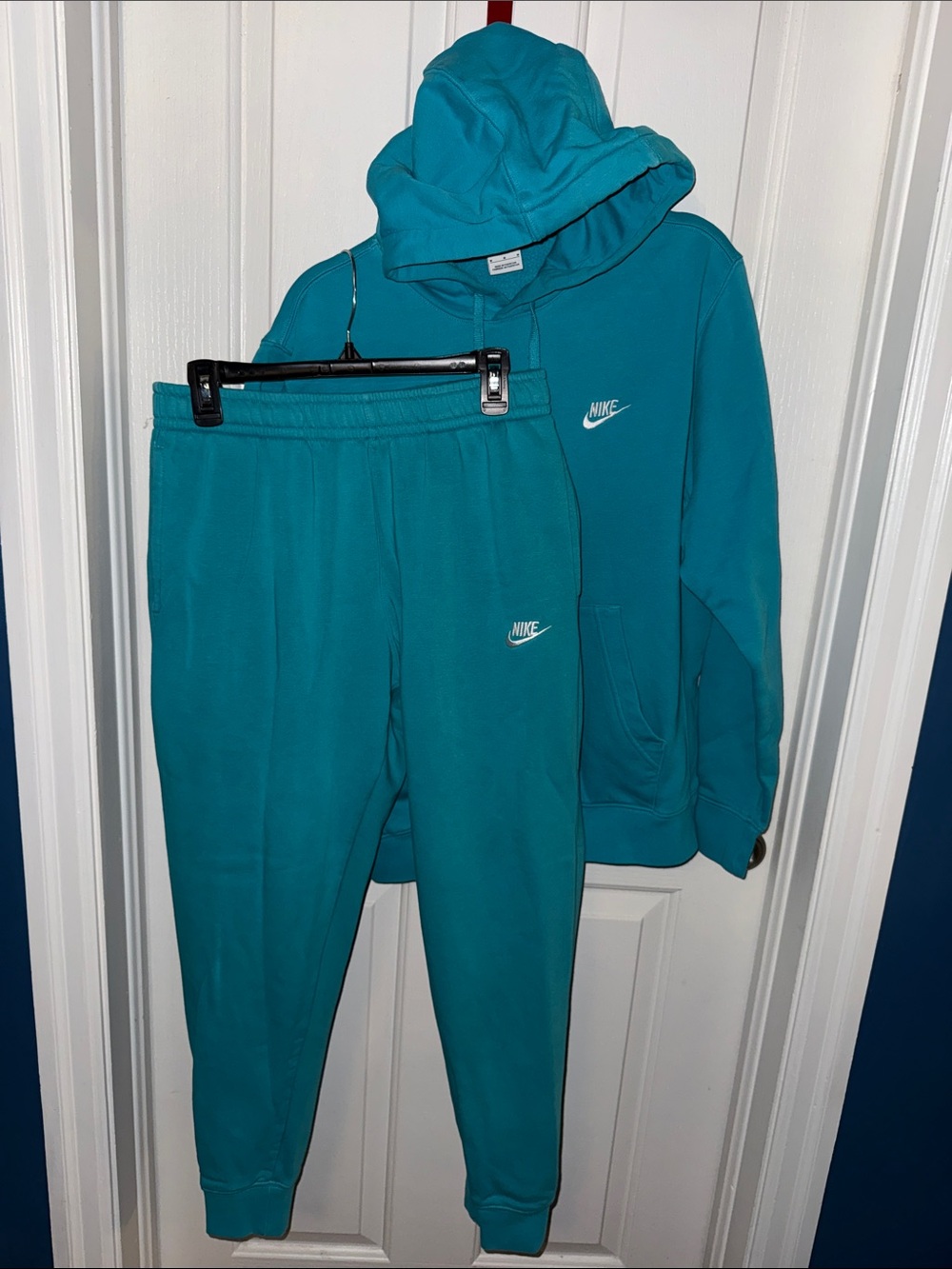 Nike Men’s Teal Hoodie & Jogger Set